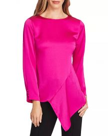 VINCE CAMUTO Hammered Satin Blouse - 100  Exclusive Women - Bloomingdale s at Bloomingdales